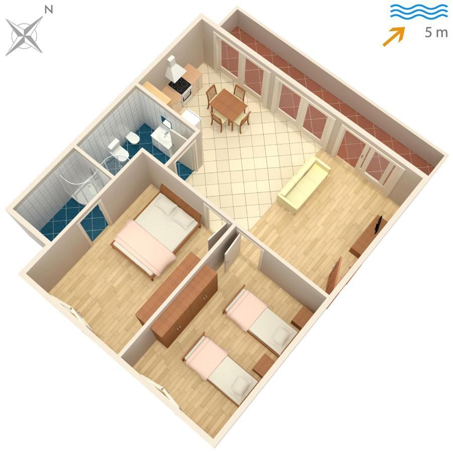 Apartments By The Sea Tkon, Pasman - 686 Exterior foto